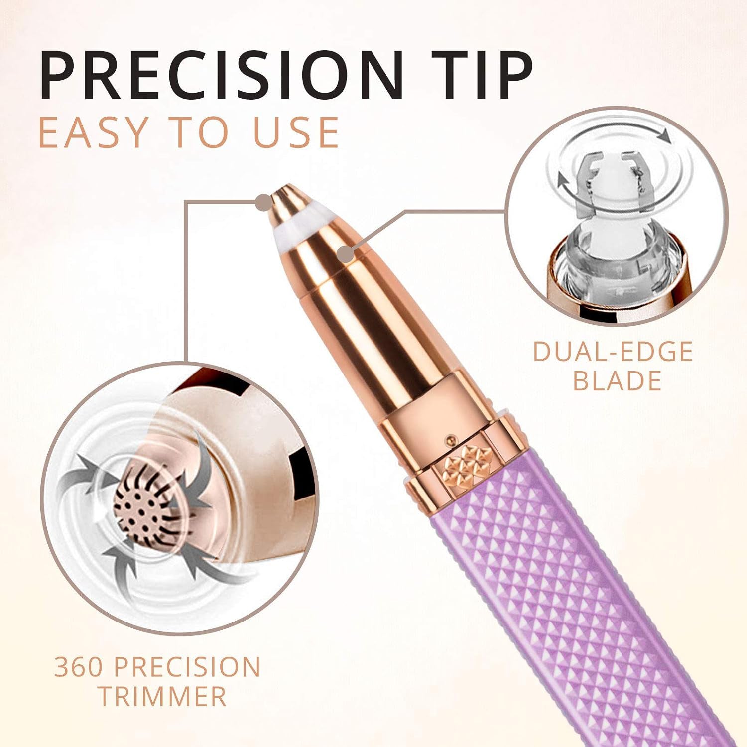 2-in-1 Eyebrow Razor & Painless Hair Shaver (1 Pc) 2-in-1 Eyebrow Razor & Painless Hair Shaver (1 Pc)